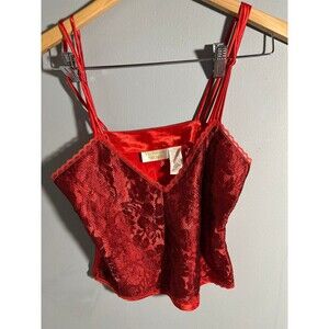 Vintage Victoria’s  Secret Red Lace Camisole
